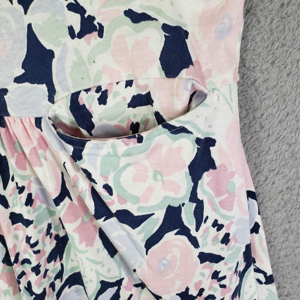 Vintage Laura Ashley Dress Made USA Floral Prairie Cottagecore Midi M/L - Picture 9 of 11